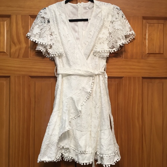 saints and secrets white dress